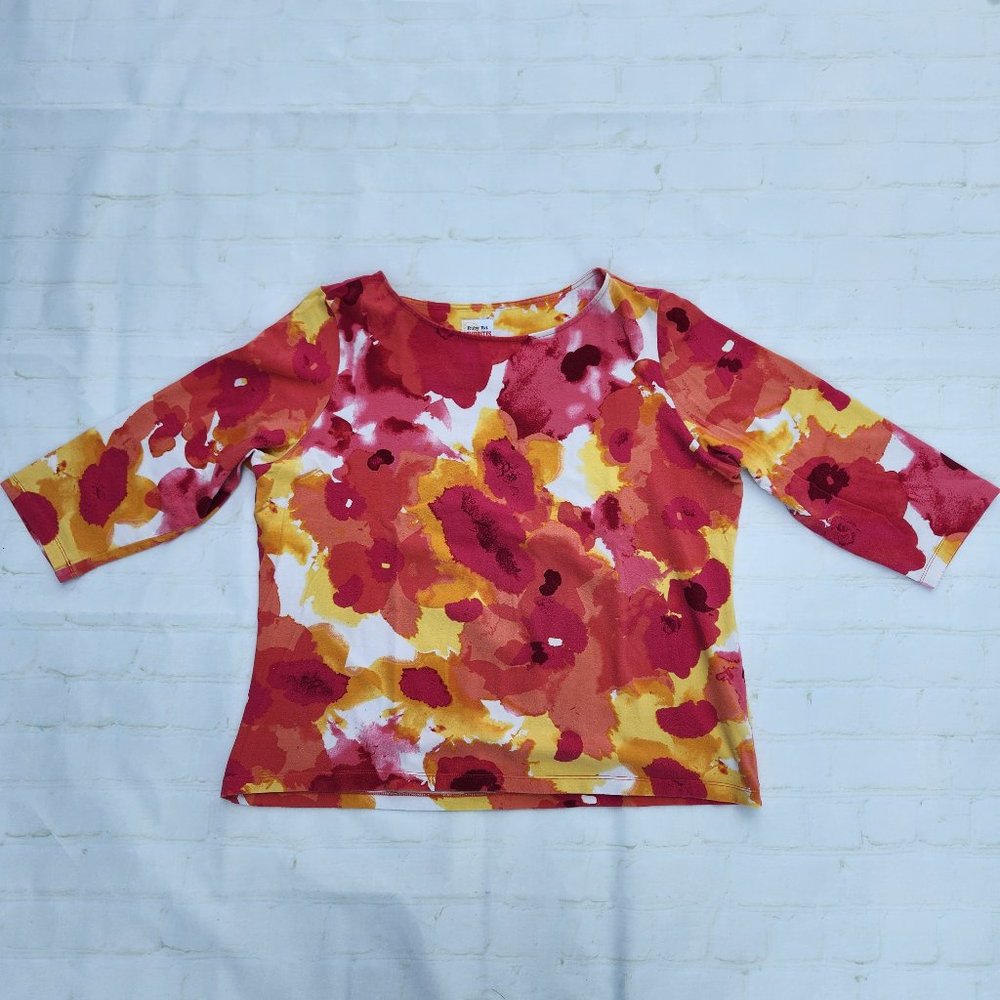 Ruby Rd Favorites 3/4 Sleeve Top - Size XL
